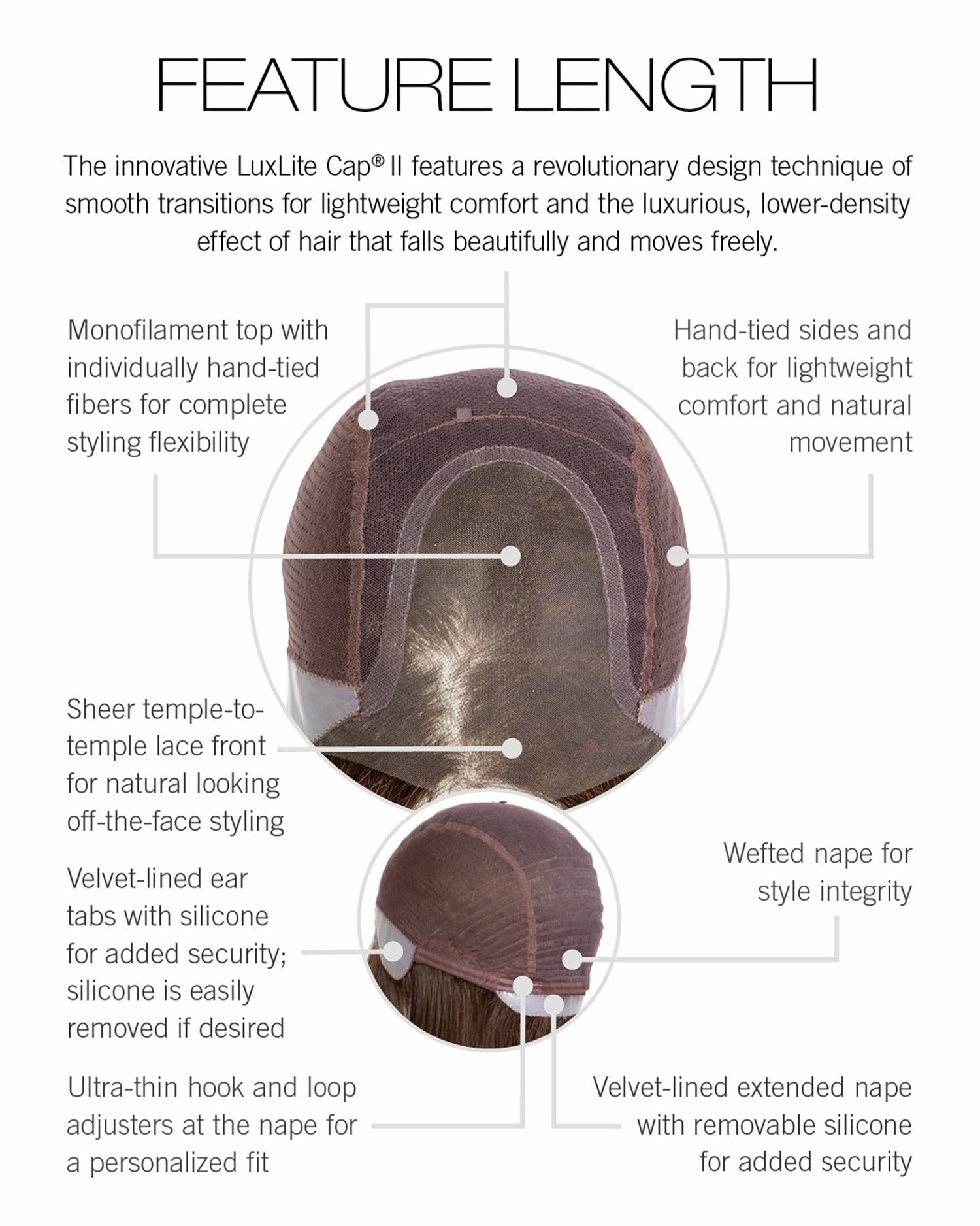 Feature Length Wig by Raquel Welch | Synthetic Lace Front Wig (Hand-Tied)