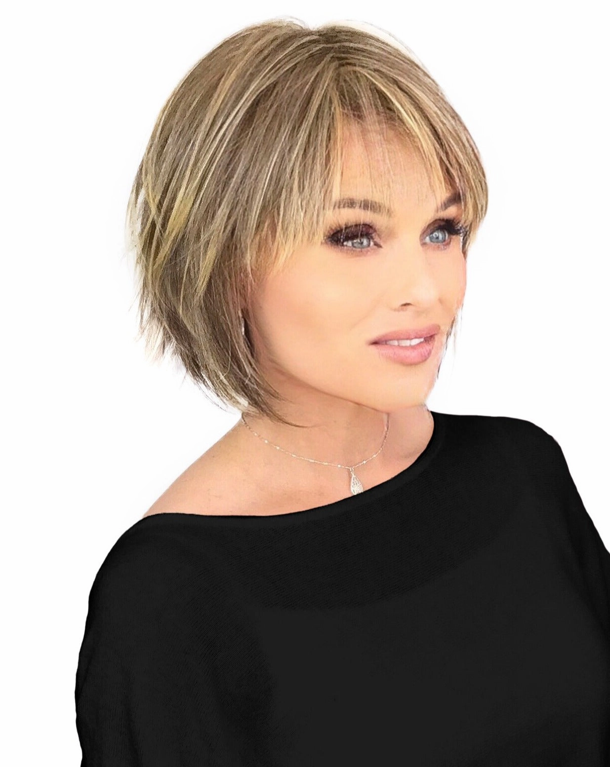 Flirty Fringe Bob Wig by Hairdo | Heat Friendly Synthetic Hair | Average Cap