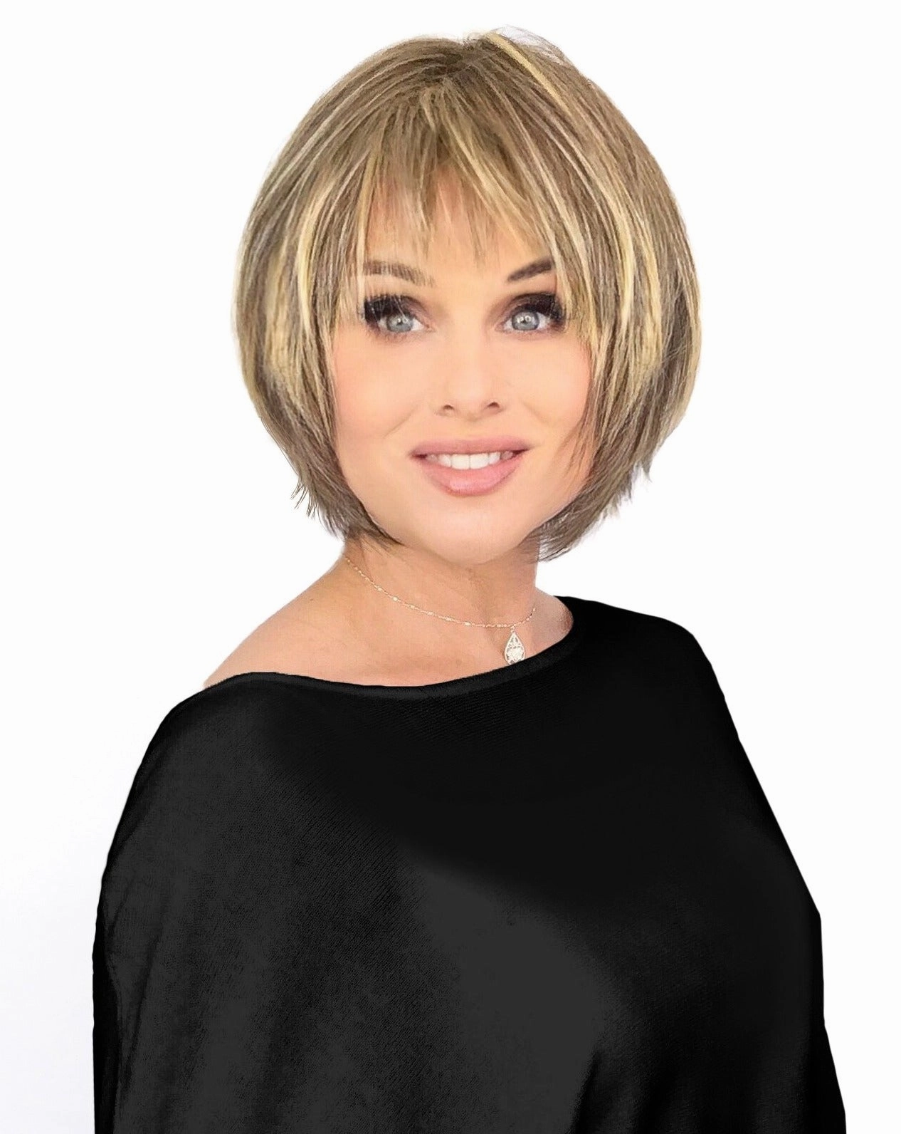 Flirty Fringe Bob Wig by Hairdo | Heat Friendly Synthetic Hair | Average Cap
