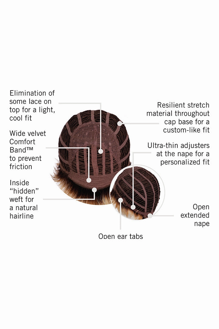 Full Fringe Pixie Wig by Hairdo | Heat Friendly Synthetic Hair | Average Cap