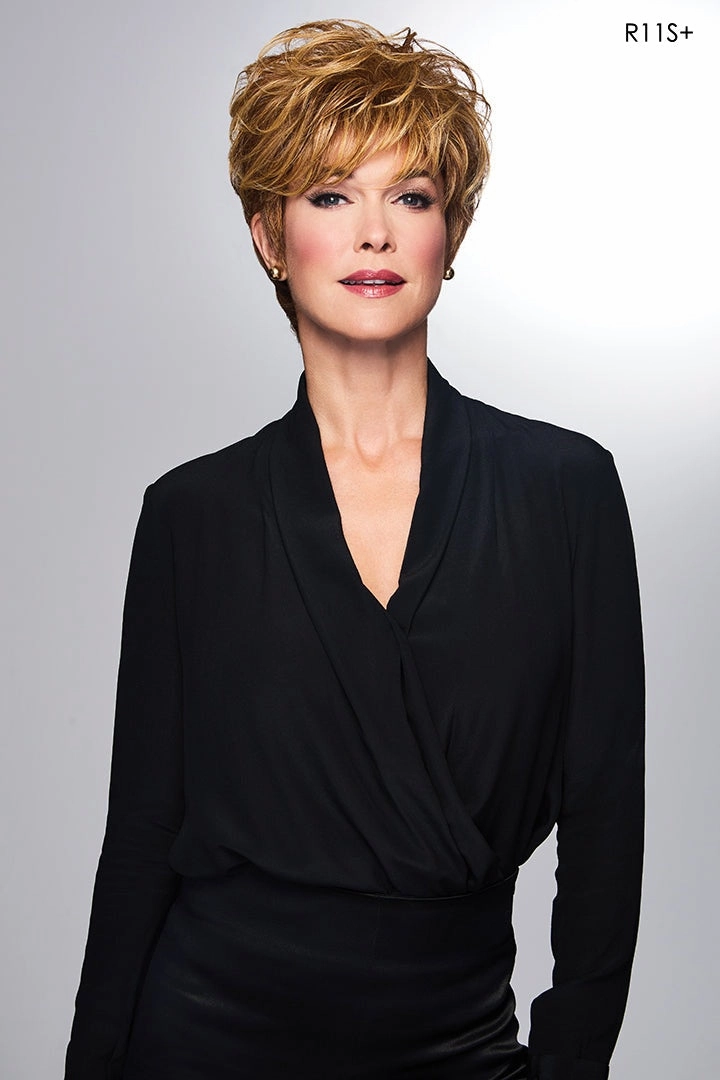 Full Fringe Pixie Wig by Hairdo | Heat Friendly Synthetic Hair | Average Cap