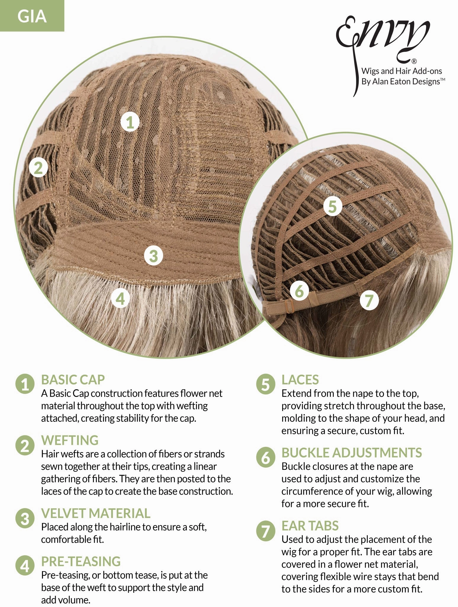 Gia Wig by Envy | Open Top | Synthetic Fiber