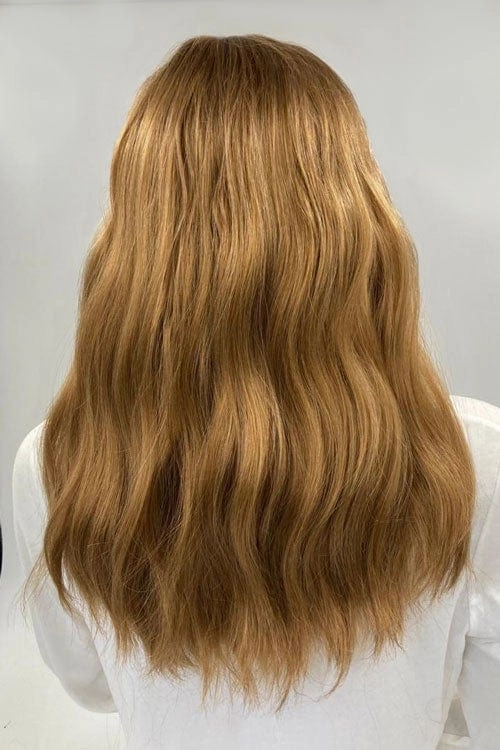 Golden brown wig with long waves: Carmella