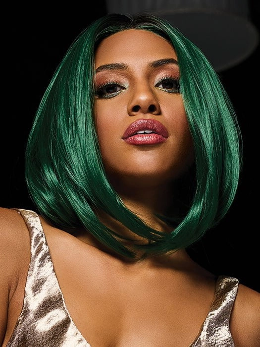 Green IRL | Synthetic Lace Front Wig (Mono Part)