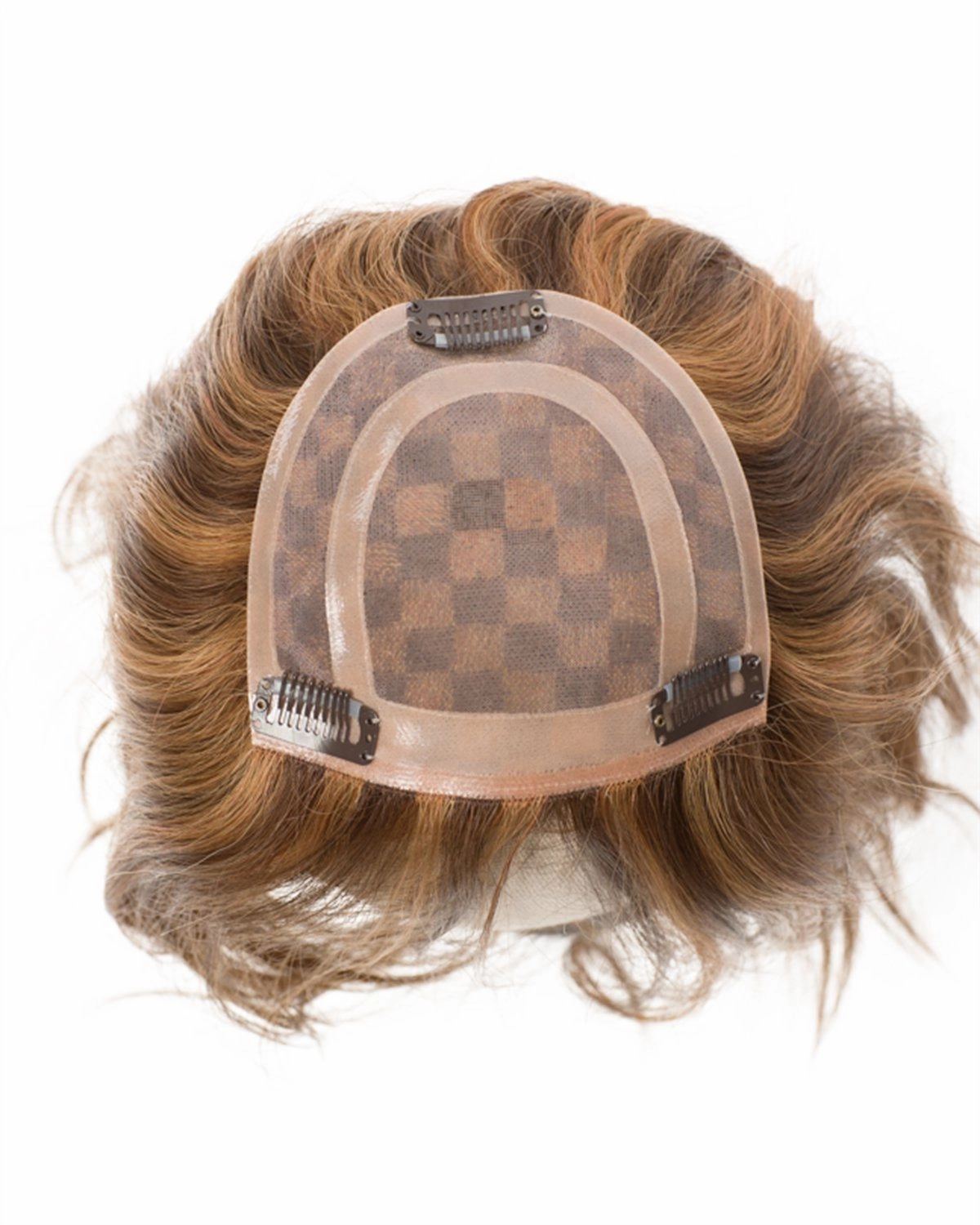 Human Hair Piece Topper 302 Mono Top Hand Tied by WIGPRO: