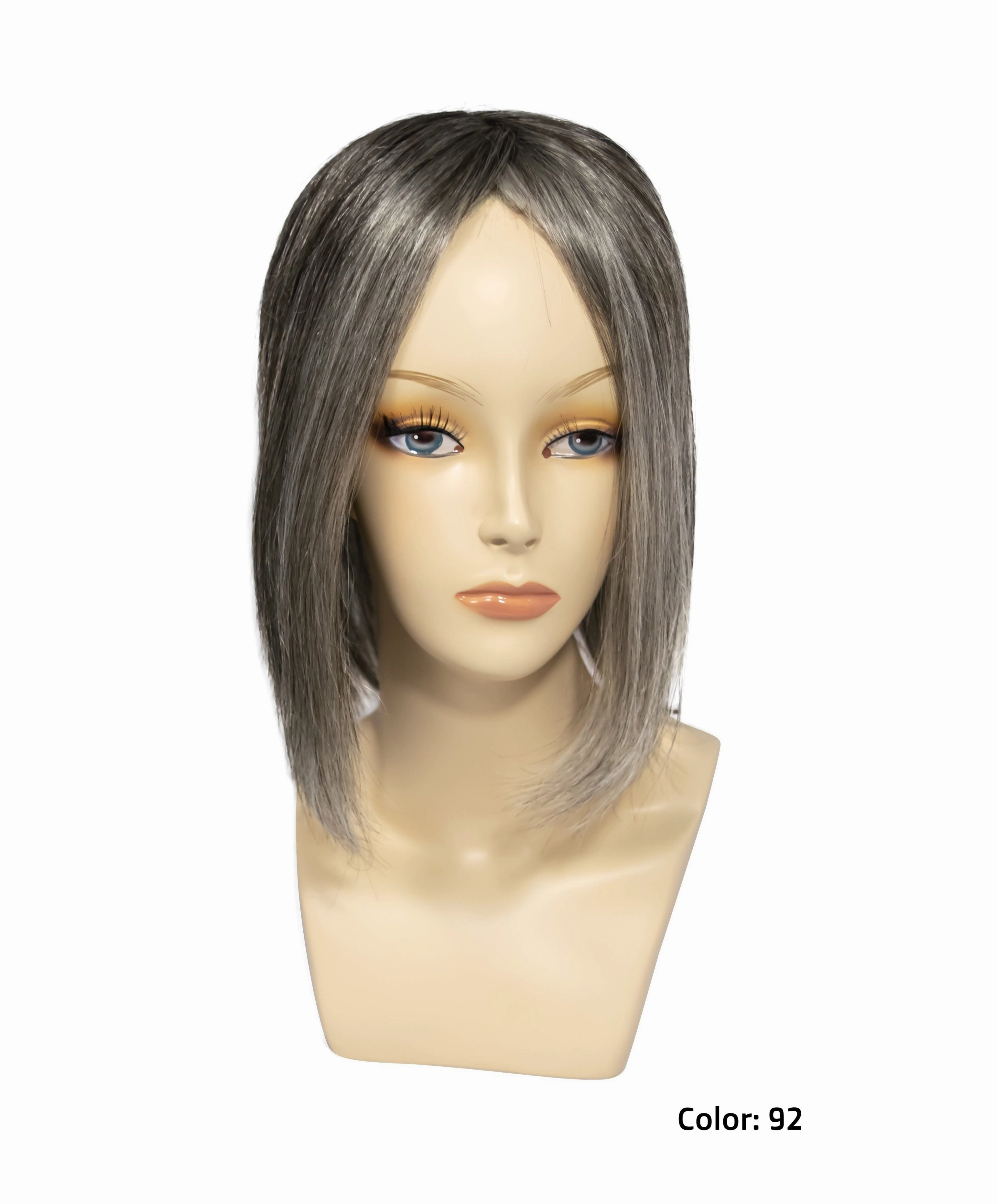 Human Hair Piece Topper 302 Mono Top Hand Tied by WIGPRO: