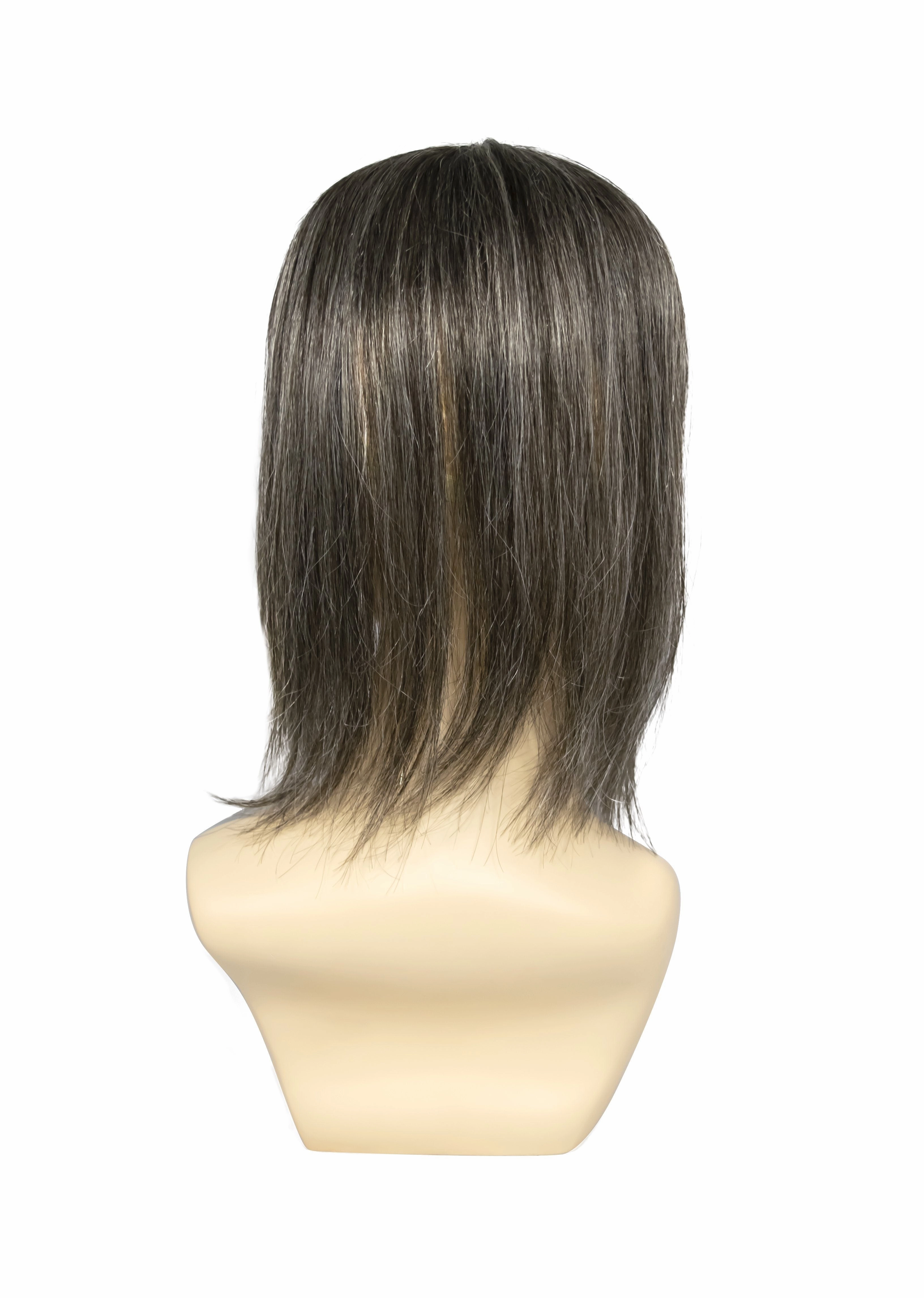 Human Hair Piece Topper 302 Mono Top Hand Tied by WIGPRO: