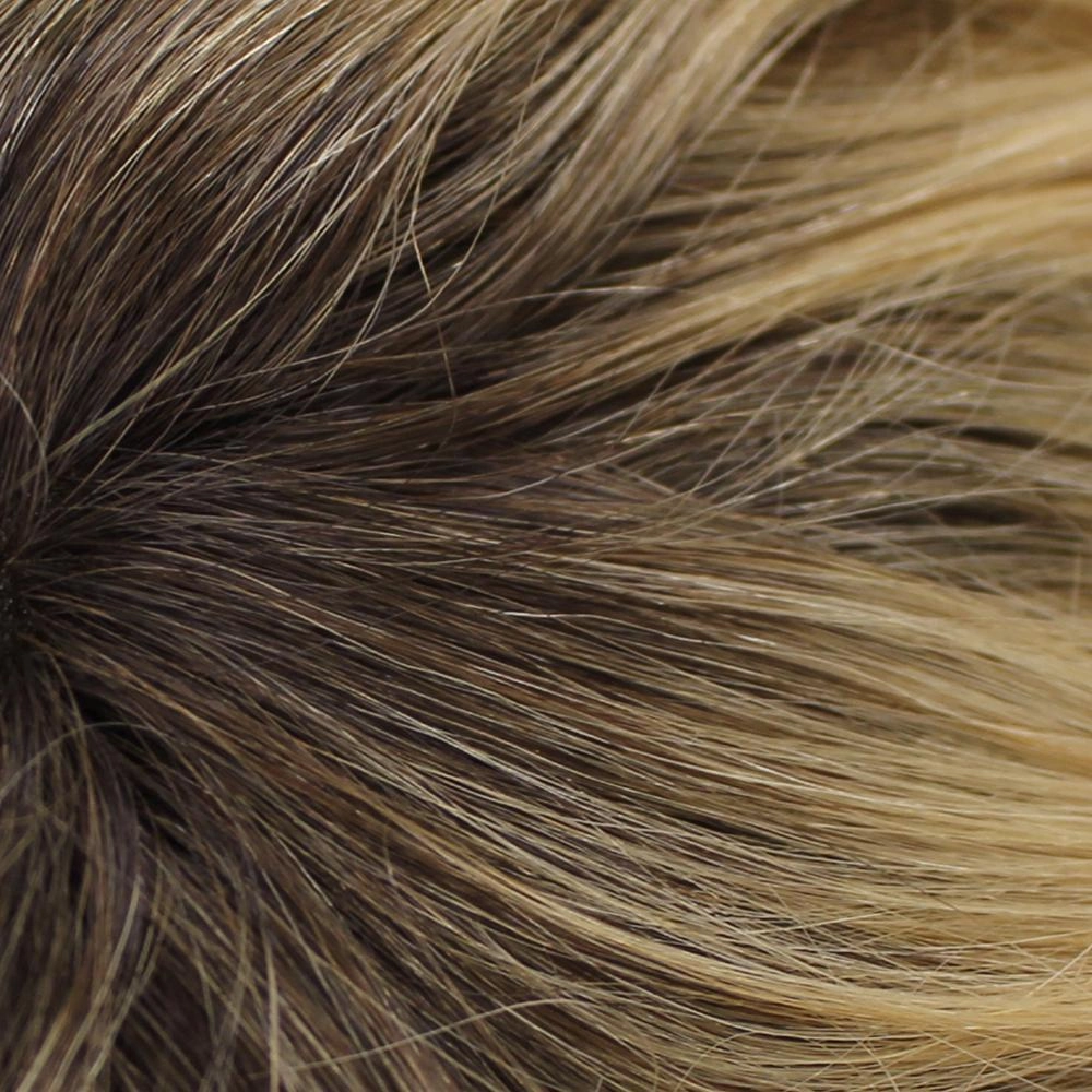 Human Hair Piece Topper 302 Mono Top Hand Tied by WIGPRO:
