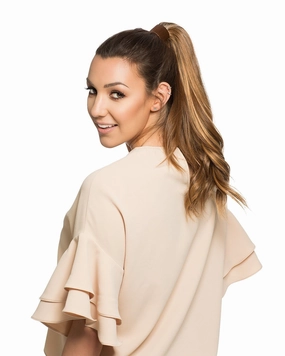 Human Hair Ponytail Hairpiece  Pony Spring H