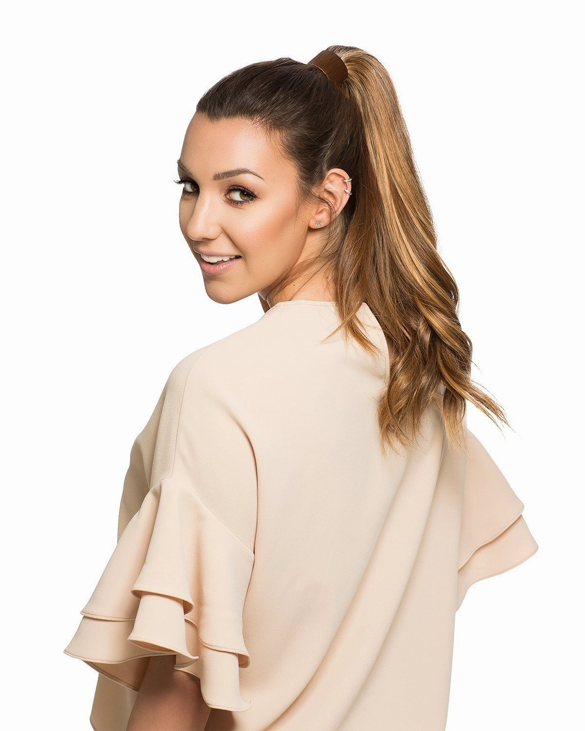 Human Hair Ponytail Hairpiece  Pony Spring H