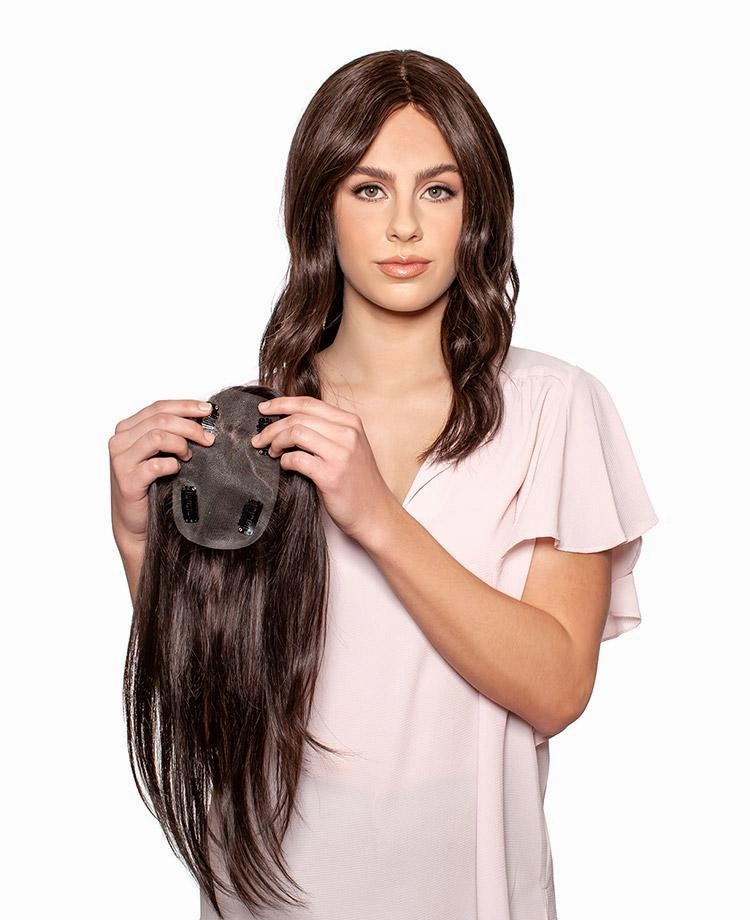 Human Hair Topper, Natural Lace Top B BA300B