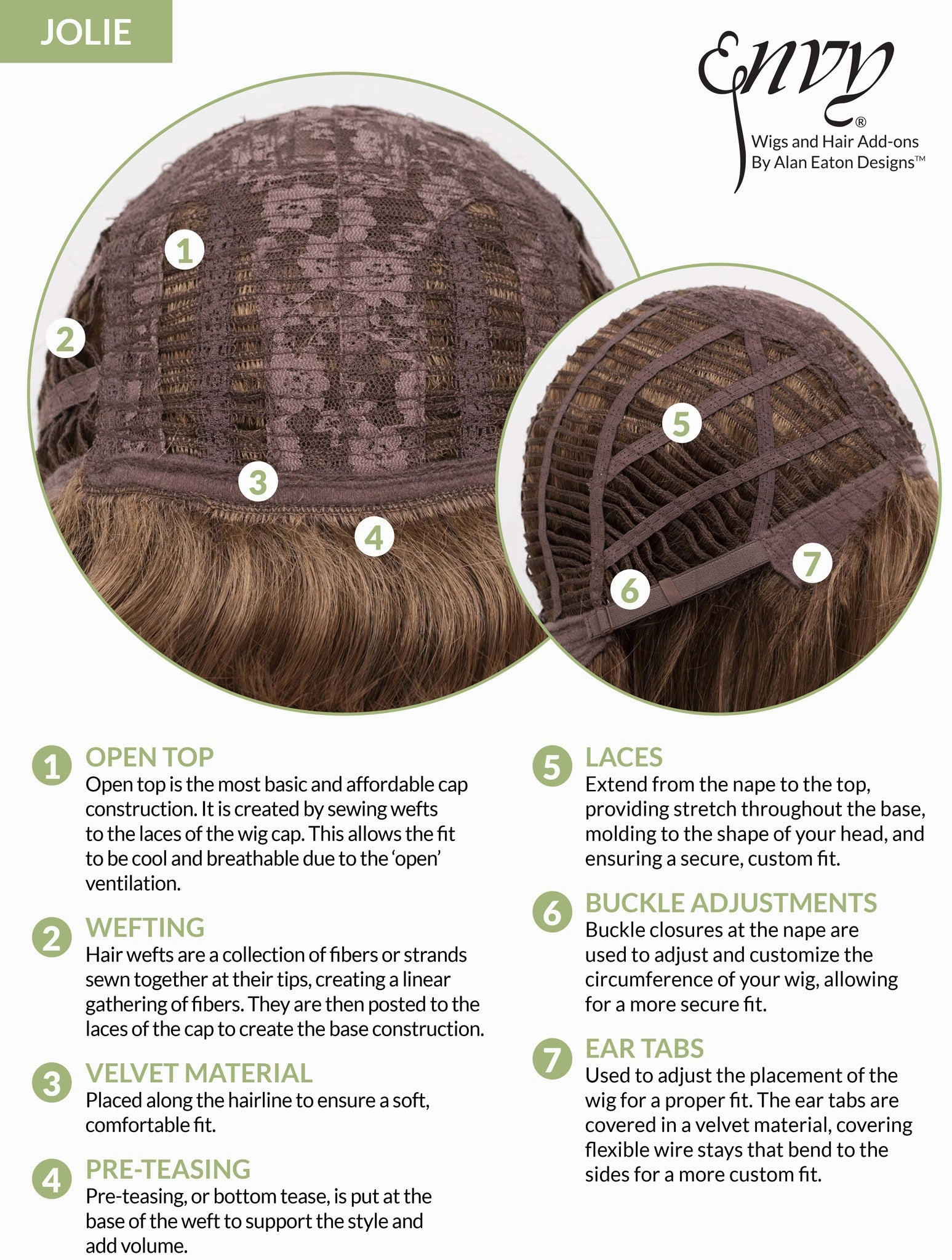 Jolie Wig by Envy | Synthetic Hair | Average Cap