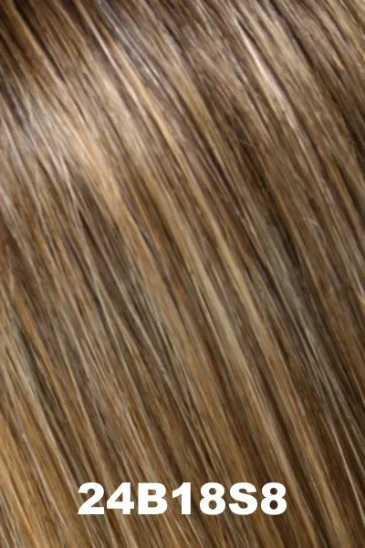 Jon Renau Toppers - EasiPart T 18" (#821) - Remy Human Hair