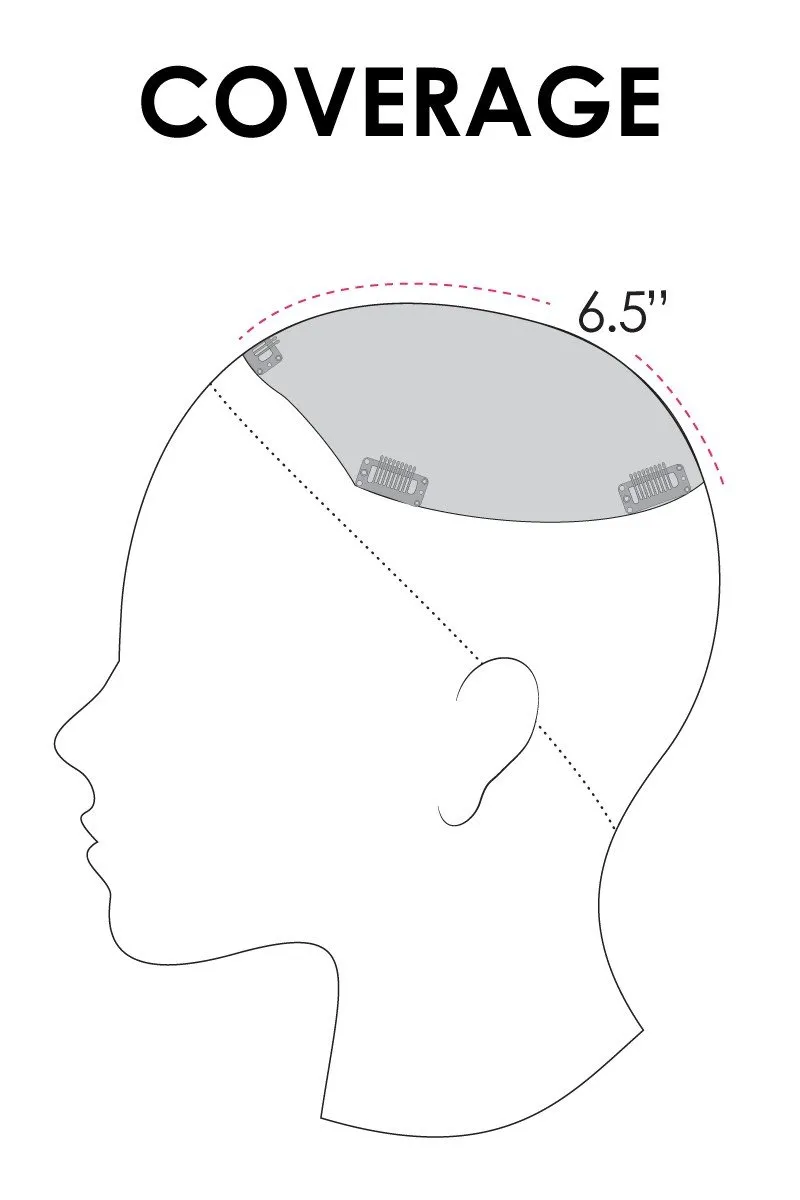 Jon Renau Toppers - Top Form 8 (#743) - Remy Human Hair