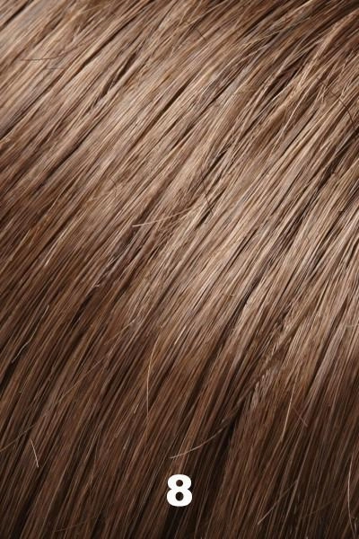 Jon Renau Toppers - EasiPart 8" (#742) - Remy Human Hair