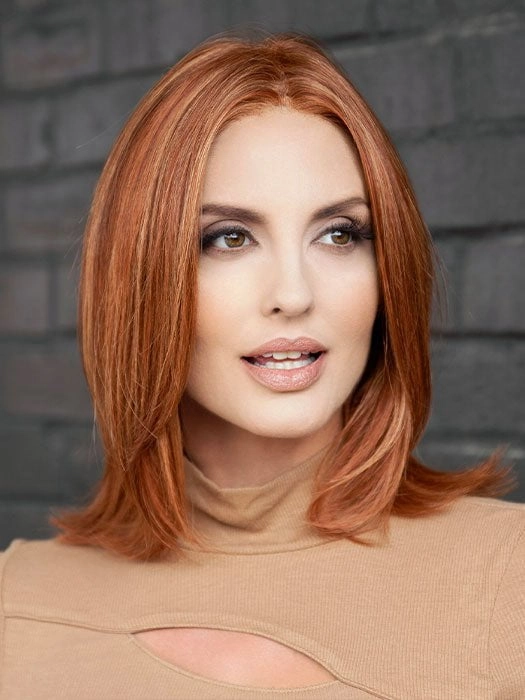 Lisa | Human Hair/Synthetic Hair Blend Lace Front Wig (Mono Top)