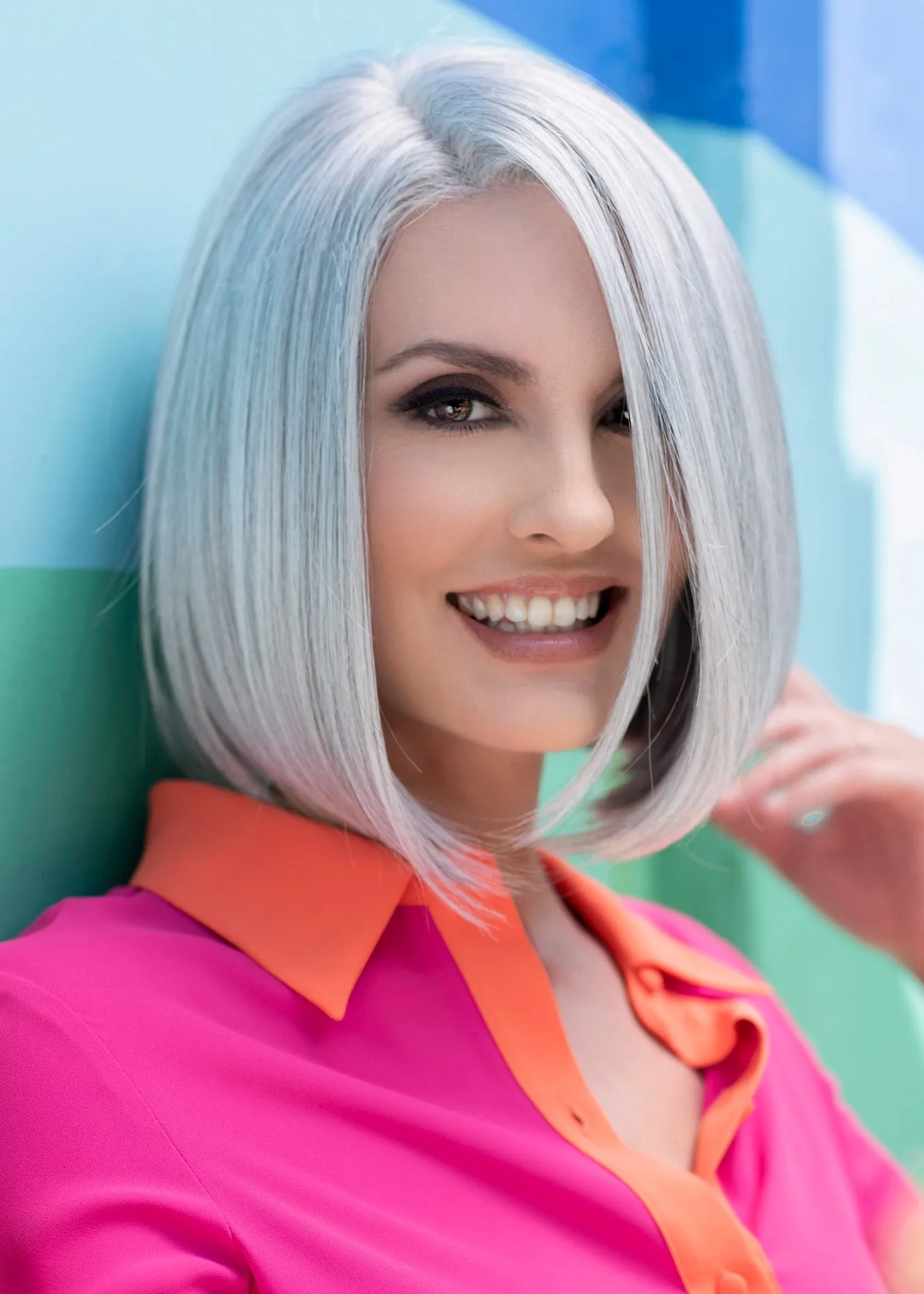London Wig by Envy | Lace Front | Mono Part | Synthetic Fiber