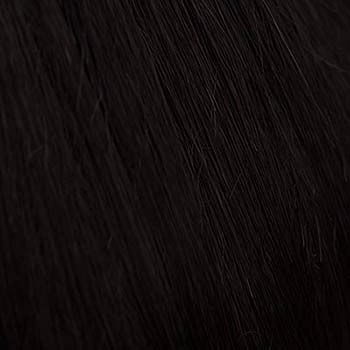 Long dark brown wig, layered face frame style: Lucy