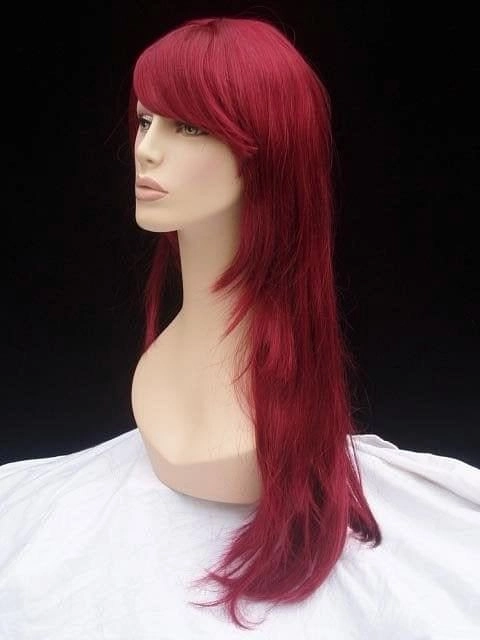 Long red wig, gently layered: Nina
