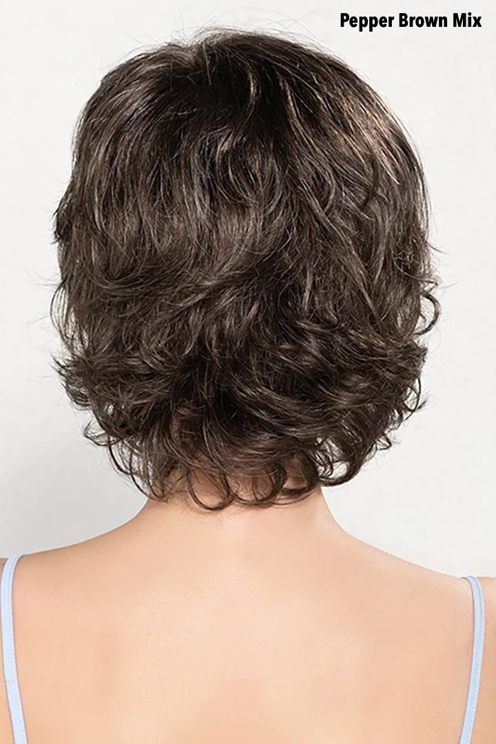 Open Box | Cesana Wig by Ellen Wille | Synthetic Hair | PEPPER BROWN MIX