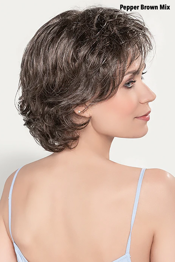 Open Box | Cesana Wig by Ellen Wille | Synthetic Hair | PEPPER BROWN MIX