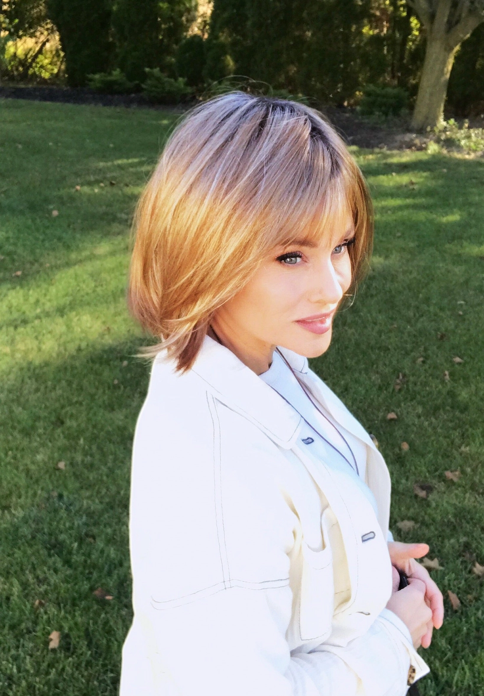 Open Box | Scarlett Wig by Envy | Synthetic Hair | Average Cap | Dark Blonde