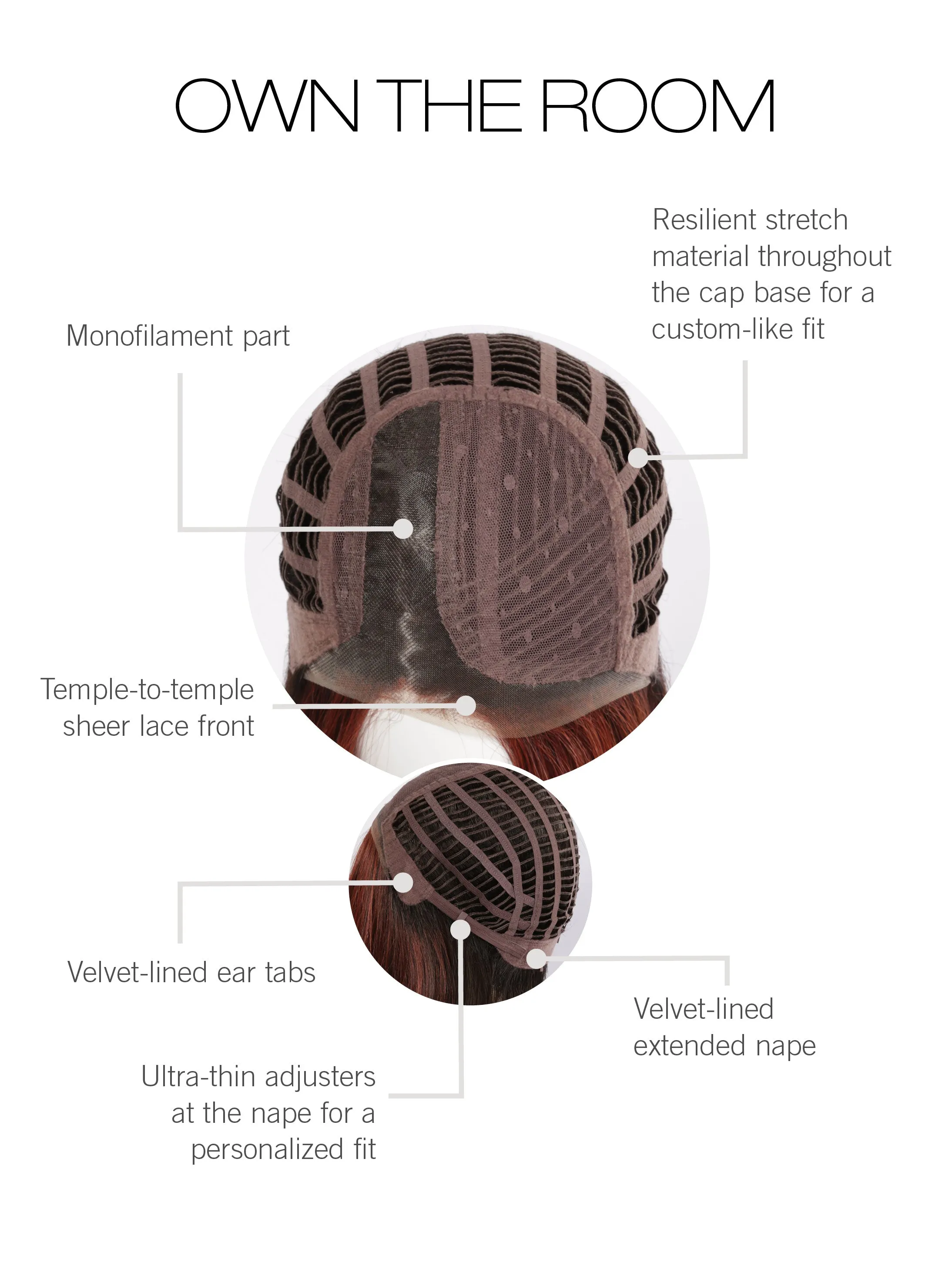 Own the Room by Gabor | Large Cap | Heat Friendly Synthetic