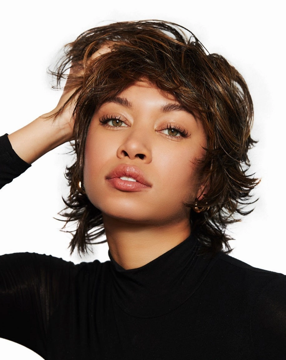 Razor Cut Shag Wig by TressAllure | Affordable Chic