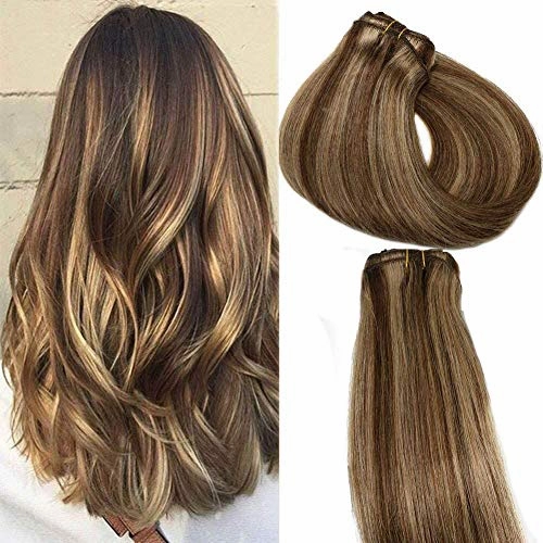 Remy Clip in Human Hair Extensions -15Inch 7pcs set