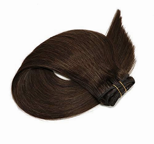 Remy Clip in Human Hair Extensions -15Inch 7pcs set
