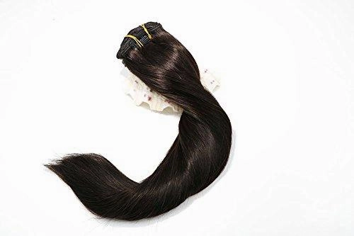 Remy Clip in Human Hair Extensions -15Inch 7pcs set