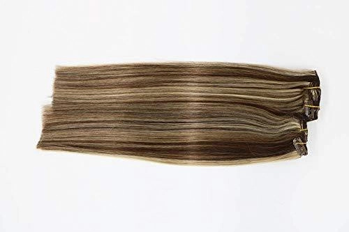 Remy Clip in Human Hair Extensions -15Inch 7pcs set