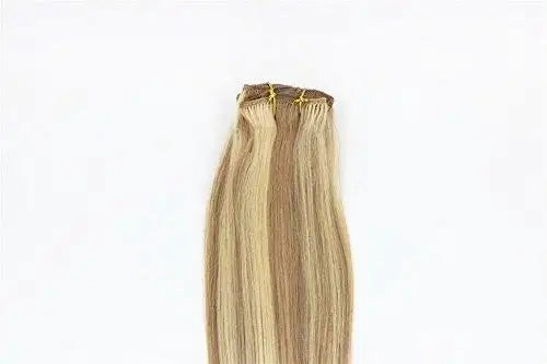 Remy Clip in Human Hair Extensions -15Inch 7pcs set