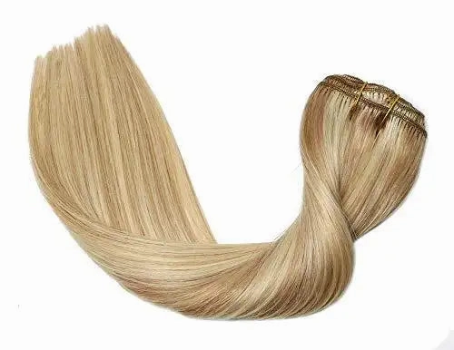 Remy Clip in Human Hair Extensions -15Inch 7pcs set