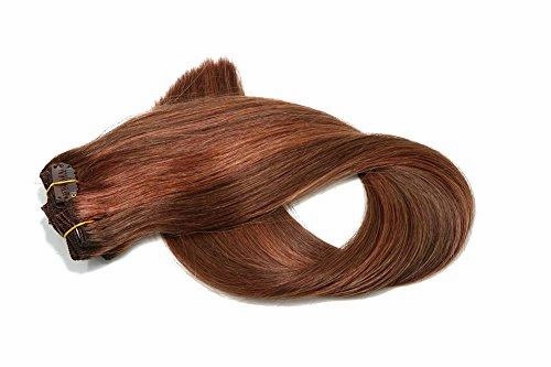 Remy Clip in Human Hair Extensions -15Inch 7pcs set