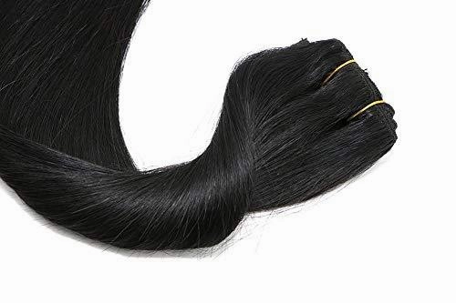 Remy Clip in Human Hair Extensions -15Inch 7pcs set