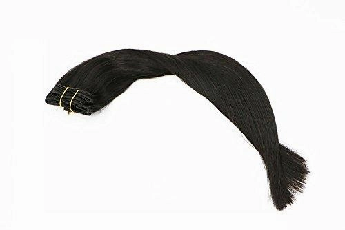 Remy Clip in Human Hair Extensions -15Inch 7pcs set