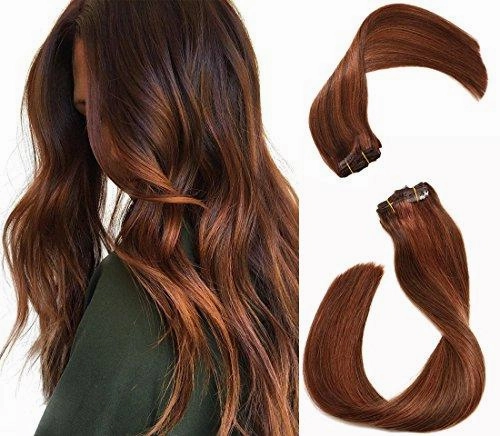 Remy Clip in Human Hair Extensions -15Inch 7pcs set