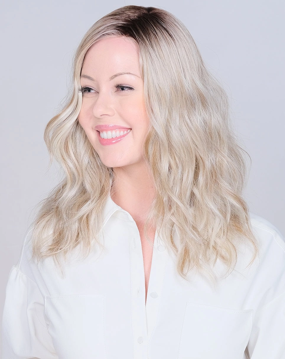 Rose Ella Hand Tied HT Wig by Belle Tress | Heat Friendly Synthetic Hair | Average Cap