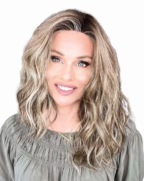 Rose Ella Hand Tied HT Wig by Belle Tress | Heat Friendly Synthetic Hair | Average Cap