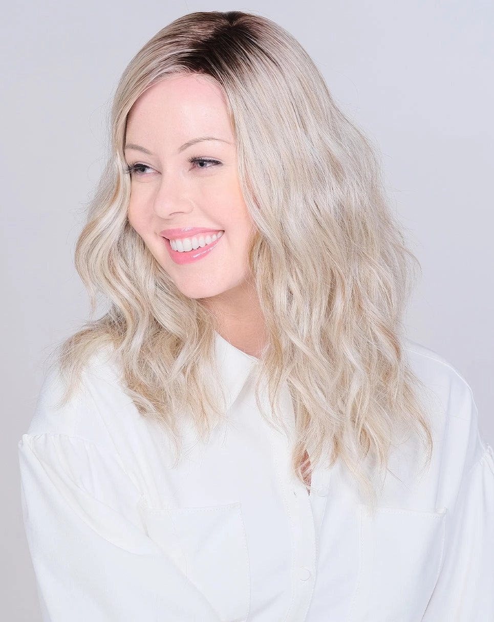 Rose Ella Hand Tied HT Wig by Belle Tress | Heat Friendly Synthetic Hair | Average Cap