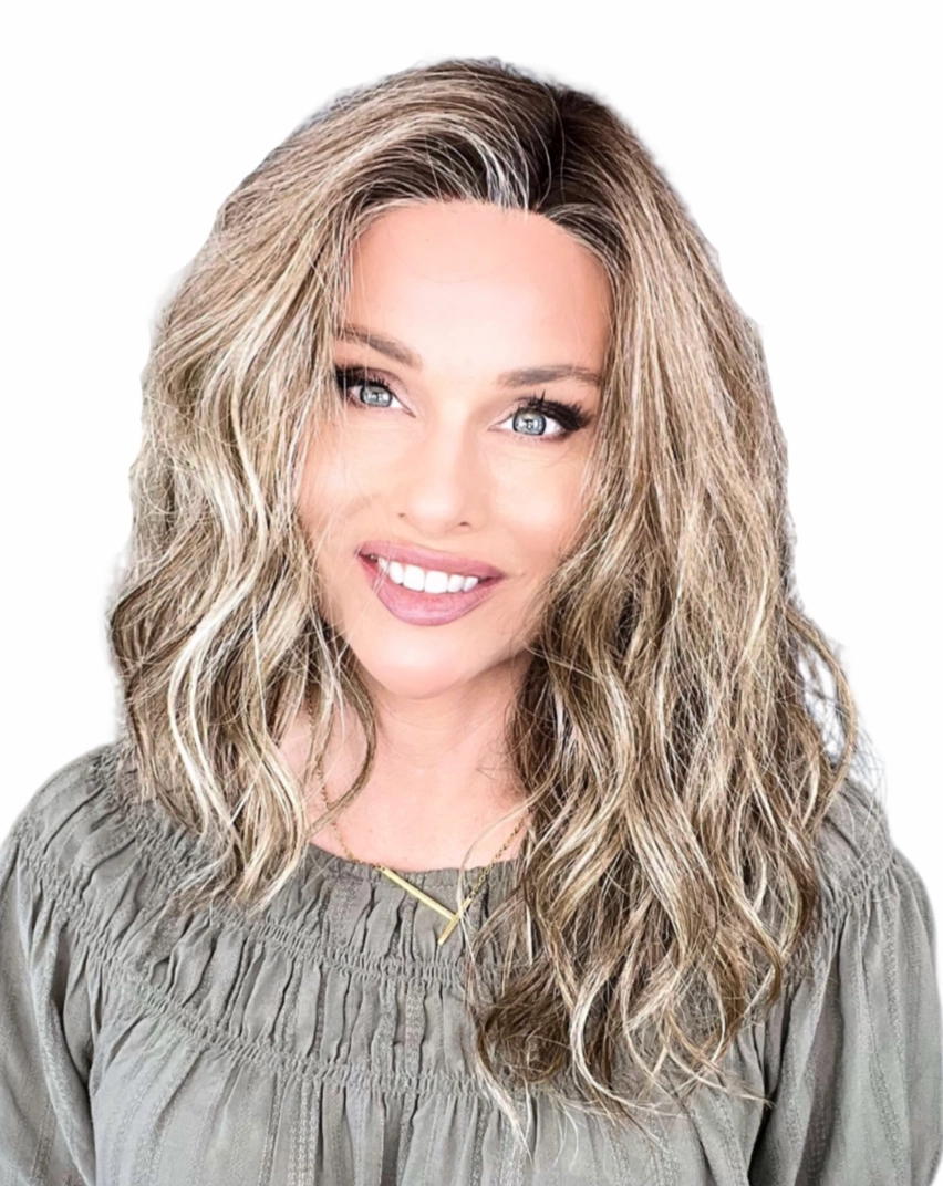 Rose Ella Hand Tied HT Wig by Belle Tress | Heat Friendly Synthetic Hair | Average Cap