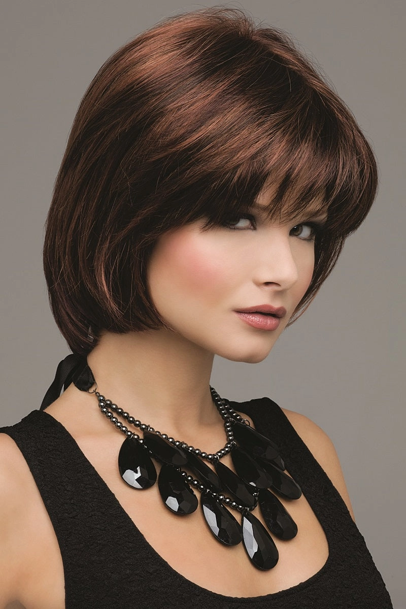 Sale - Envy Wigs - Haley - Color: Chocolate Cherry