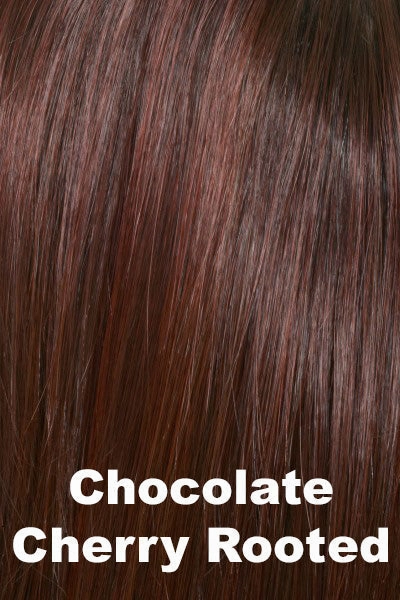 Sale - Envy Wigs - Haley - Color: Chocolate Cherry