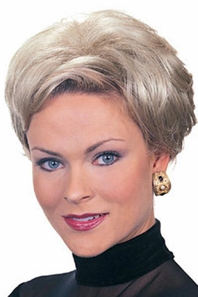 Sale - Jon Renau Toppers - Playmate Straight (#611A) - Color: 24B22 (Creme Brulee)