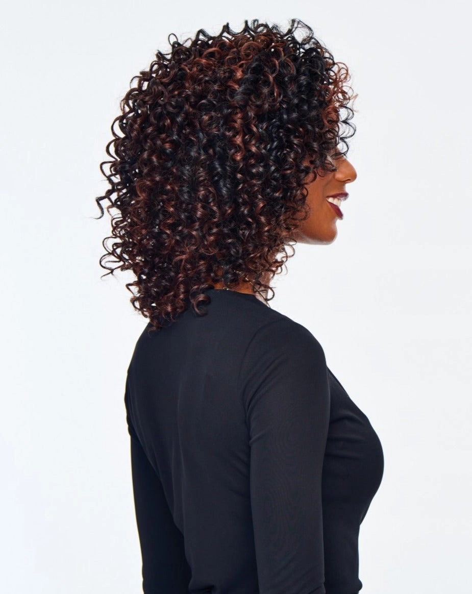 Sassy Curl Wig by Hairdo | Heat Friendly Synthetic Hair | Average Cap
