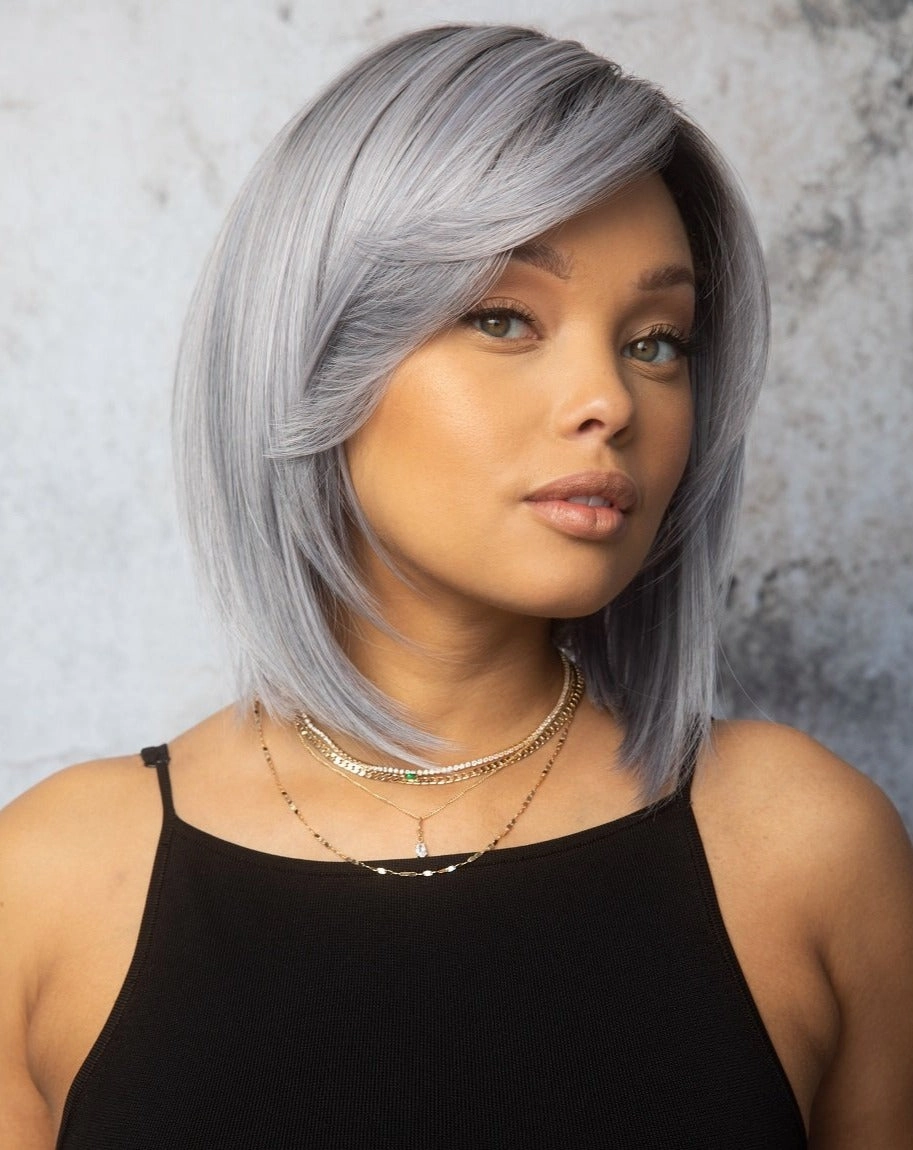 Silky Sleek Wig by Rene of Paris | Heat Friendly Synthetic Hair | Average Cap