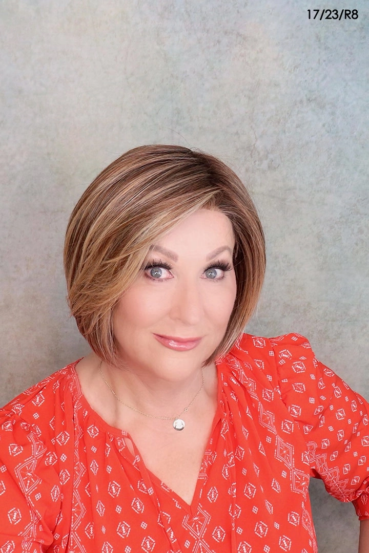 Smooth Cut Bob Wig by TressAllure | Heat Friendly Synthetic Hair | Average Cap