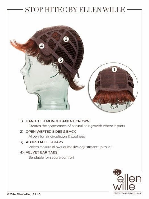 Stop Hi Tec Wig by Ellen Wille | Hair Power | Synthetic Fiber