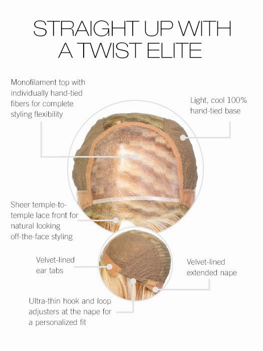 Straight Up With A Twist Elite Wig by Raquel Welch | Heat Friendly Synthetic